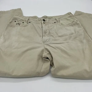 Joker Jeans Trousers Harlem Walker W38 L30 Beige Plain Straight - Picture 1 of 8