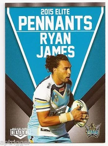 2015 NRL Elite Pennants (EP 21 / 80) Ryan JAMES Titans - Picture 1 of 1