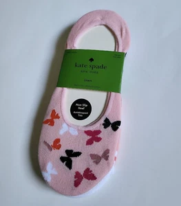 Kate Spade 3-pair Liner socks no-show socks 3pk size M Floral Pink Blue - Picture 1 of 7