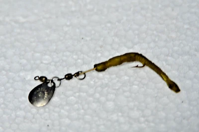 Vtg Fishing Lure Hildebrandt #0 Spinner Spinning Fly Spoon Tackle Antique Flies - Image 1 of 4