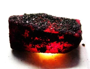 Flawless 77 Ct Red Ruby Earth  Mined Natural Uncut Rough Lab-Tested Gemstone - Picture 1 of 12