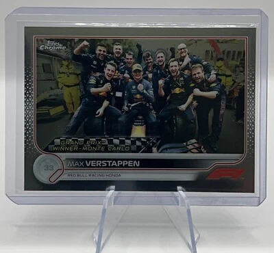 2022 Topps Chrome Formula 1 - Grand Prix Winners No. 155 MAX VERSTAPPEN - Image 1 of 2