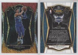 2020 Select Premier Level Red White Orange Shimmer Prizm Lamelo Ball Rookie RC