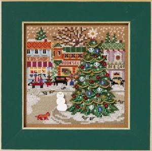 Christmas Square Mill Hill Buttons & Beads Counted Cross Stitch Kit MH142535 - Picture 1 of 1