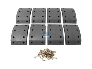 Brake linings (1axlel) STD DT Spare Parts 1.35051 fits SCANIA - Picture 1 of 6