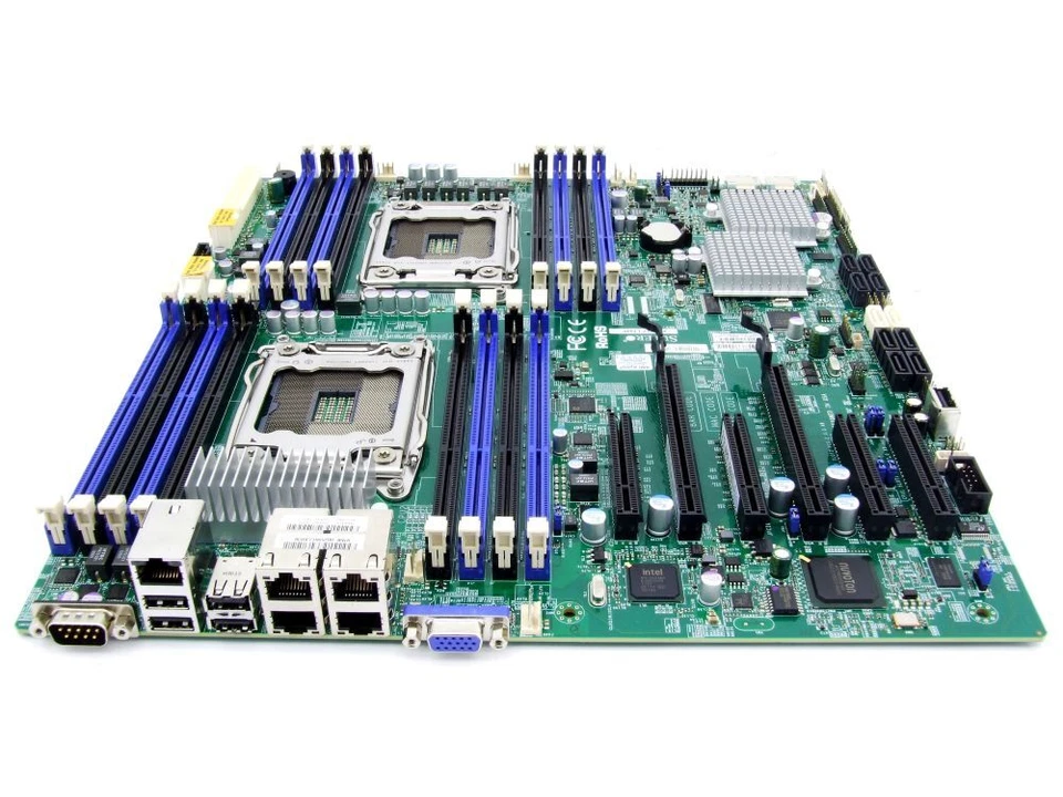 Supermicro X9DR7-LN4F Intel Dual Socket LGA2011 E-Atx Server Board Motherboard - Image 1 of 1