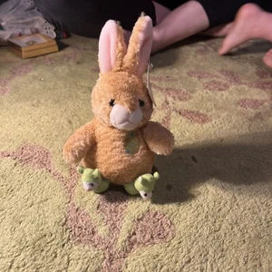 2000 March of Dimes Bean Bags for Babies Hoppity Easter Bunny Plush NEW w/Tag - Picture 1 of 2