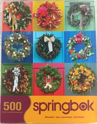 Wreaths! 500 Piece Jigsaw Puzzle by Springbok Made in the USA - Image 1 of 4