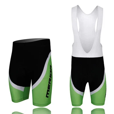 Merida DAHON Cycling Bibs Shorts Men's Padded Mountain Biking Shorts Pants Green - Image 1 of 3