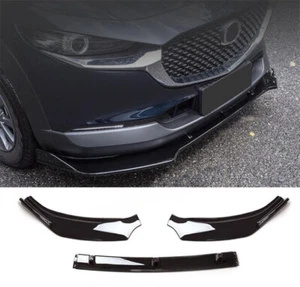 Fit For Mazda CX-30 CX30 2020-2023 Front Bumper Lower Lip Spoiler Splitter Black - Picture 1 of 6