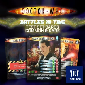 Dr Doctor Who Battles in Time TEST SET COMMON AND RARE Cards - RESTOCKED - Picture 1 of 1