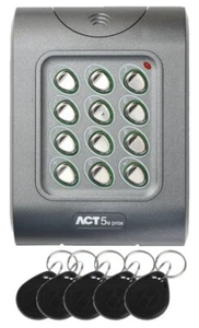 Vanderbilt ACT 5-EM Proximity Access Control Tastatur mit 5 Anhängern (ACT 5e Prox) - Bild 1 von 2