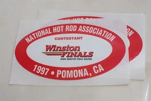 1997 NHRA World Finals Official Contestant Decals - Picture 1 of 1