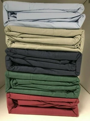 БОРДОВЫЙ 50/50 поликоттон перкаль комплект простыней для водяной кровати с шестами - все размеры - Изображение 1 из 2