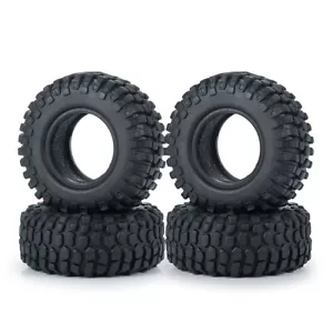 RC 1,0" Rad Reifen 50 mm Gummi schwarz für 1/24 Crawler Axial SCX24 US-Ware - Bild 1 von 7