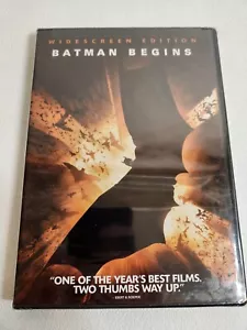 Batman Begins (DVD, 2005, Widescreen) FACTORY SEALED Christian Bale FAST Ship - Picture 1 of 4