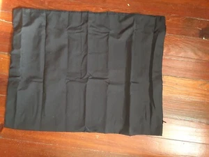 New in Pkg.- BLACK Travel Size Pillow Case Cover with Zipper- 15x20 inches - Picture 1 of 2