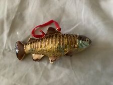Dillards Trimmings Cloisonné  Enamel Articulating Bass Fish Ornament