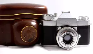 VINTAGE ZEISS IKON CONTAFLEX III SLR CAMERA WITH 50MM F2.8 TESSAR 1957-59 - Picture 1 of 9