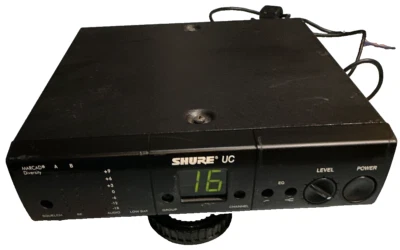 Shure UC4-UA Wireless Microphone Receiver Frq 782-806 MHz w Adaptor - Ships FREE - Image 1 of 2