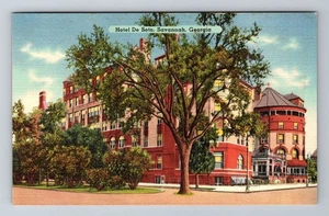 Savannah GA-Georgia, Hotel de Soto, Advertising, Antique Vintage Postcard - Picture 1 of 2