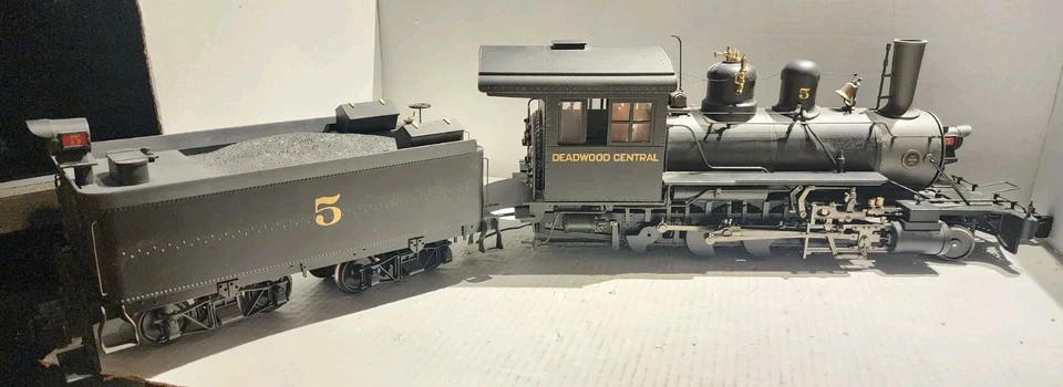 Bachmann  1:20.3 Narrow Gauge 2-8-0 Consolidation Locomotive Deadwood Central #5 - Image 1 of 4