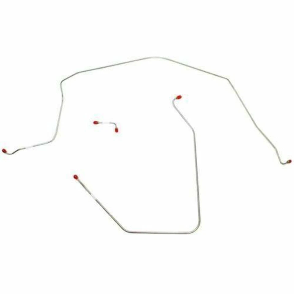 Kit de línea de freno delantero para Chevrolet Corvette 1963-64 3 piezas freno eléctrico-VKT6302SS Foto 1 de 1