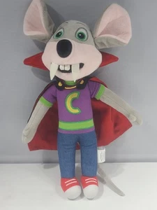 CHUCK E CHEESE VAMPIRE PLUSH Limited Edition Mouse 2023 Halloween Cape 13" - Picture 1 of 2