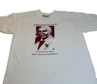 Camisa De Colección Iowa State Para Hombre Grande George Washington Carver Camiseta KC Foto 1 de 4