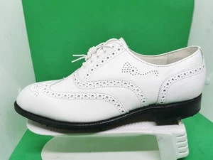 Vintage Dexter Classic Traditions Men's Wingtip Golf Shoes Leather Size 9.5 3E - Picture 1 of 24
