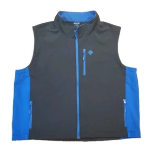 Wrangler Trail Black Blue Vest MJK018X Size 4X - Picture 1 of 6