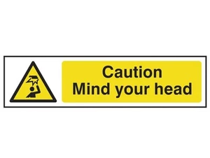 Scan - Peringatan Awas Kepala - PVC Sign 200 x 50mm - Picture 1 of 1