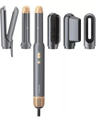 Escova secadora de cabelo WindBlow 6 em 1 envoltório automático alisador 1200 watts - Imagem 1 de 4