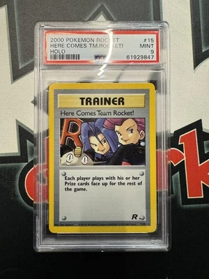 PSA 9 - 2000 - Pokemon Rocket 15/82 - Here Comes Team Rocket ! - Holo - Immagine 1 di 4