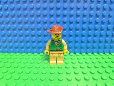 Lego Johnny Thunder Minifigura 7410 7418 Orient Adventurer adv024 CMF Lote Raro Foto 1 de 4