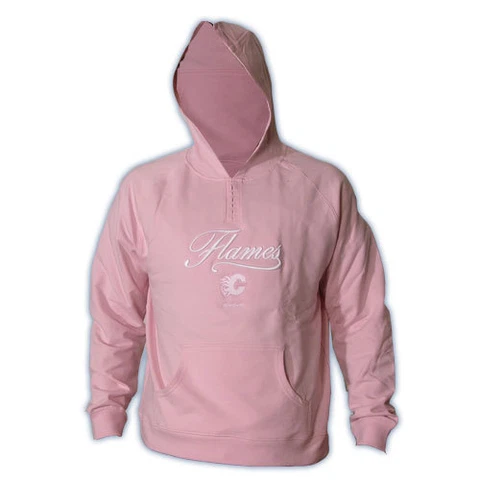 Calgary Flames NHL Hockey Women's Pullover Pink Hooded Sweatshirt Cover
