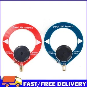 Circular Antenna AM MW/SW Donut Antenna Easy To Install for Radio(red blue 2pcs) - Zdjęcie 1 z 12