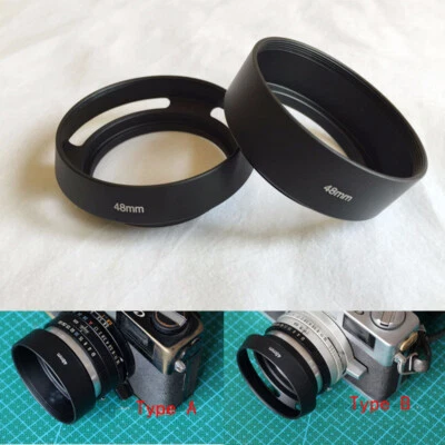 New 48mm Metal Lens Hood + 55mm Cap for Canon Canonet QL17 GIII - Image 1 of 4