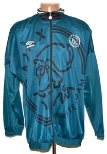 AJAX AMSTERDAM 1995/1996 FOOTBALL TRACK JACKET UMBRO SIZE XL - Picture 1 of 8