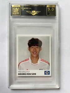2012-13 Panini JustStickit Nur der HSV Sticker Heung Min Son AP Grading 9 RC - Bild 1 von 2
