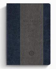ESV John MacArthur Study Bible TruTone, Blue/Charcoal (Imitation Leather)