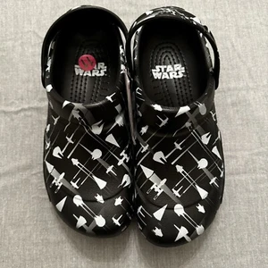 Crocs Men's Size 11 Star Wars Bistro Clogs Star Fighter Slip On Limited Edition - Picture 1 of 10