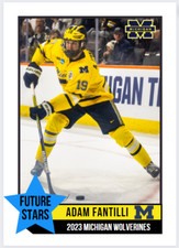 2023 Adam Fantilli Future Stars College Rookie Card Michigan Wolverines #19