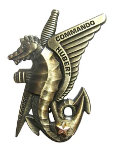 BREVET DES COMMANDOS MARINE LE COMMANDO HUBERT NAGEURS DE COMBAT - Picture 1 of 2