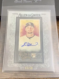 2020 Topps Allen & Ginter X ~ Sam Hilliard AUTO RC #'d 44/50 ONLINE EXCLUSIVE - Picture 1 of 2