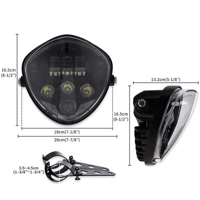 Braçadeira de suporte feixe alto/baixo para Harley Sportster 883 1200 Night Rod VRSCD 7" - Imagem 1 de 4