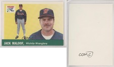 1991 Rock's Dugout Wichita Wranglers Blank Back Jack Maloof #26