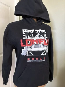 Anime Popular Poison Lonely World Car Hoodie Pullover Sweatshirts - Men’s Small - Picture 1 of 7