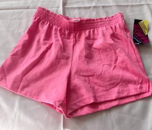 Pantalones Cortos Soffe Niña Talla Grande NUEVO Rosa Coral Tiro Bajo - Imagen 1 de 3