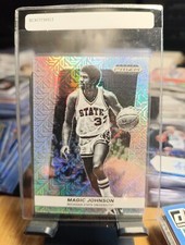 Magic Johnson Mojo /25 Panini Prizm Michigan Lakers Legend NBA Basketball